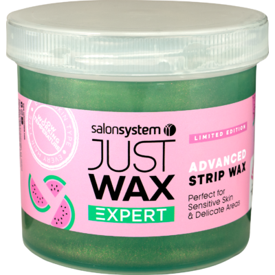 JUST WAX EXPERT strip wax - TEST wax görögdinnyés 425 g - LIMITÁLT nyári kiadás