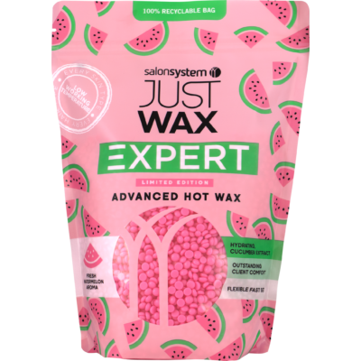 JUST WAX EXPERT gyöngy wax görögdinnyés 700 g - LIMITÁLT nyári kiadás