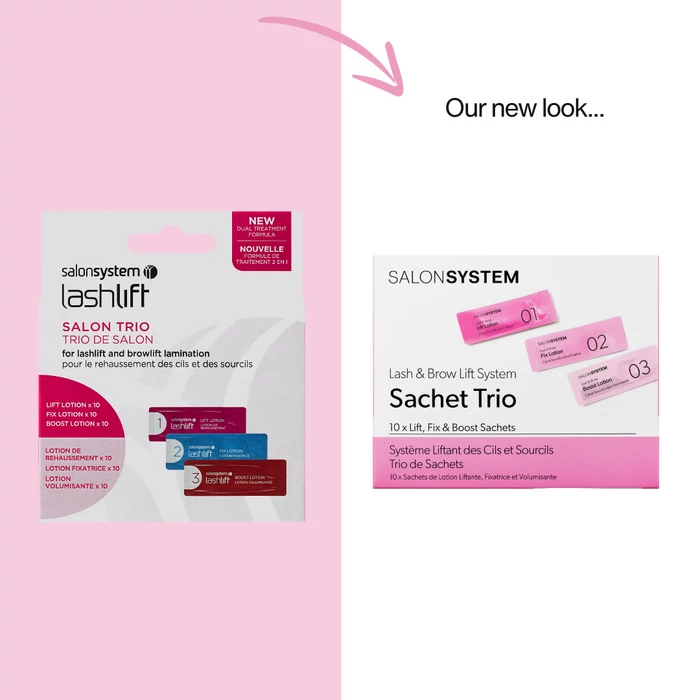 2 az 1-ben Salonsystem LASHlift & BROWlift Salon TRIO - Lift + Fix  + Boost - 10-10-10 tasak 